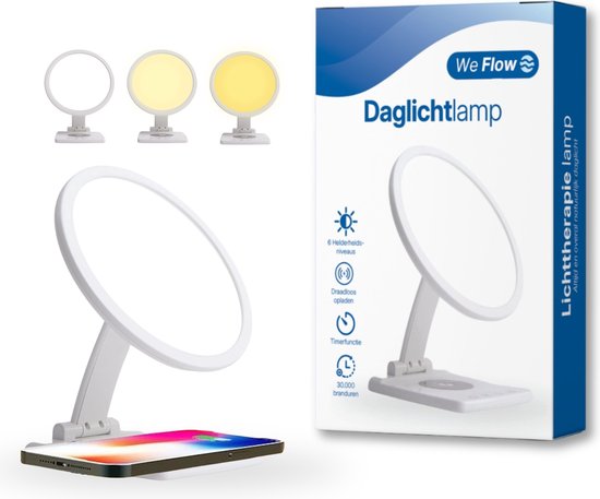 We Flow Daglicht Lamp met Draadloze Oplader