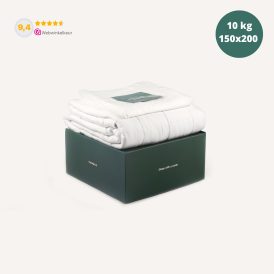verzwaringsdeken rits 10 kg met bamboe hoes
